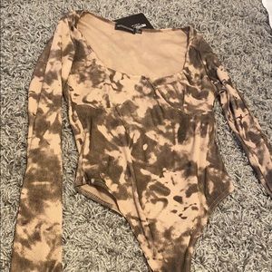 Pretty Little Thing Nude/Black Bodysuit